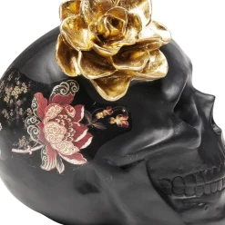 Skulptur Flower Skull, 22cm - KARE Design