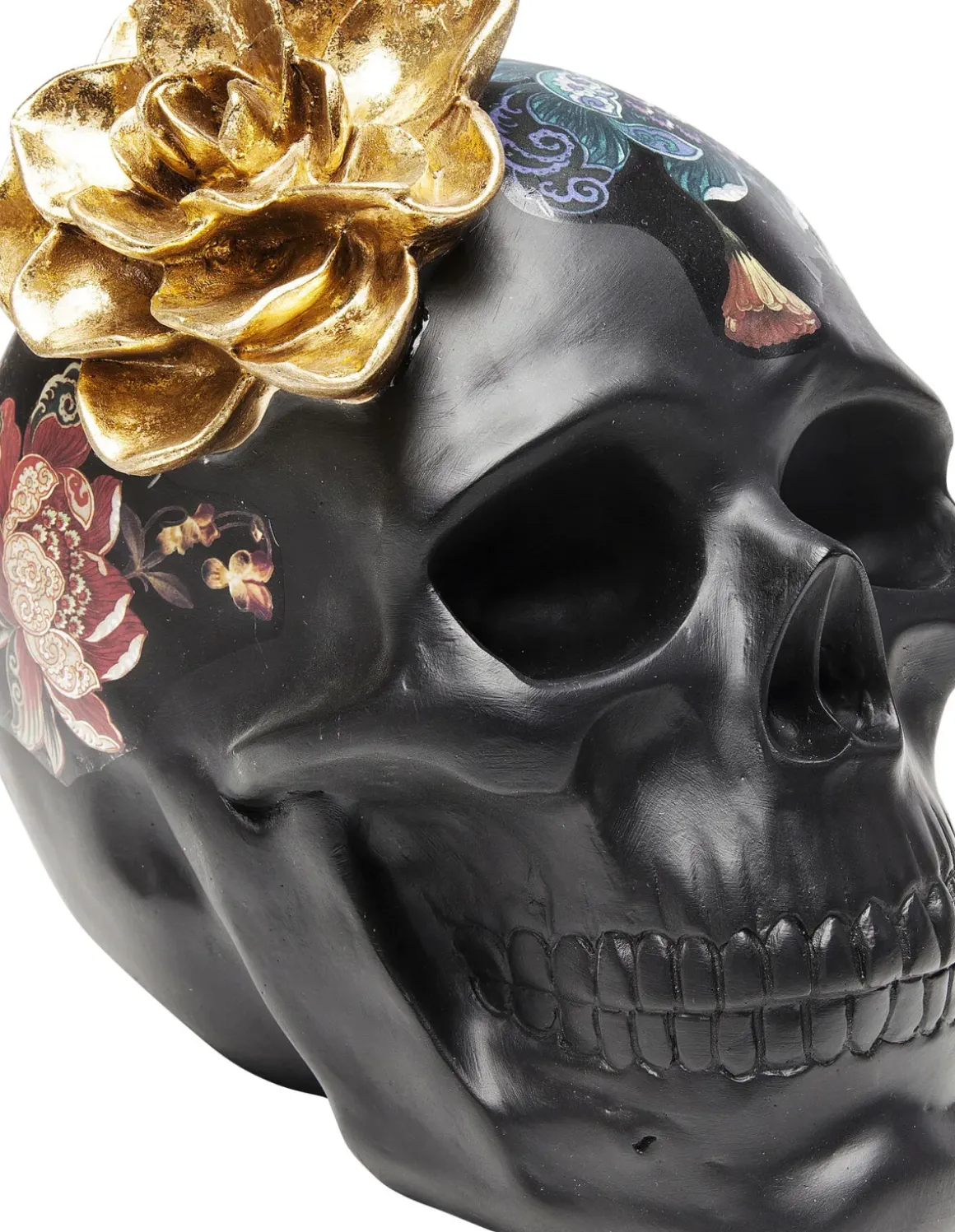 Skulptur Flower Skull, 22cm - KARE Design