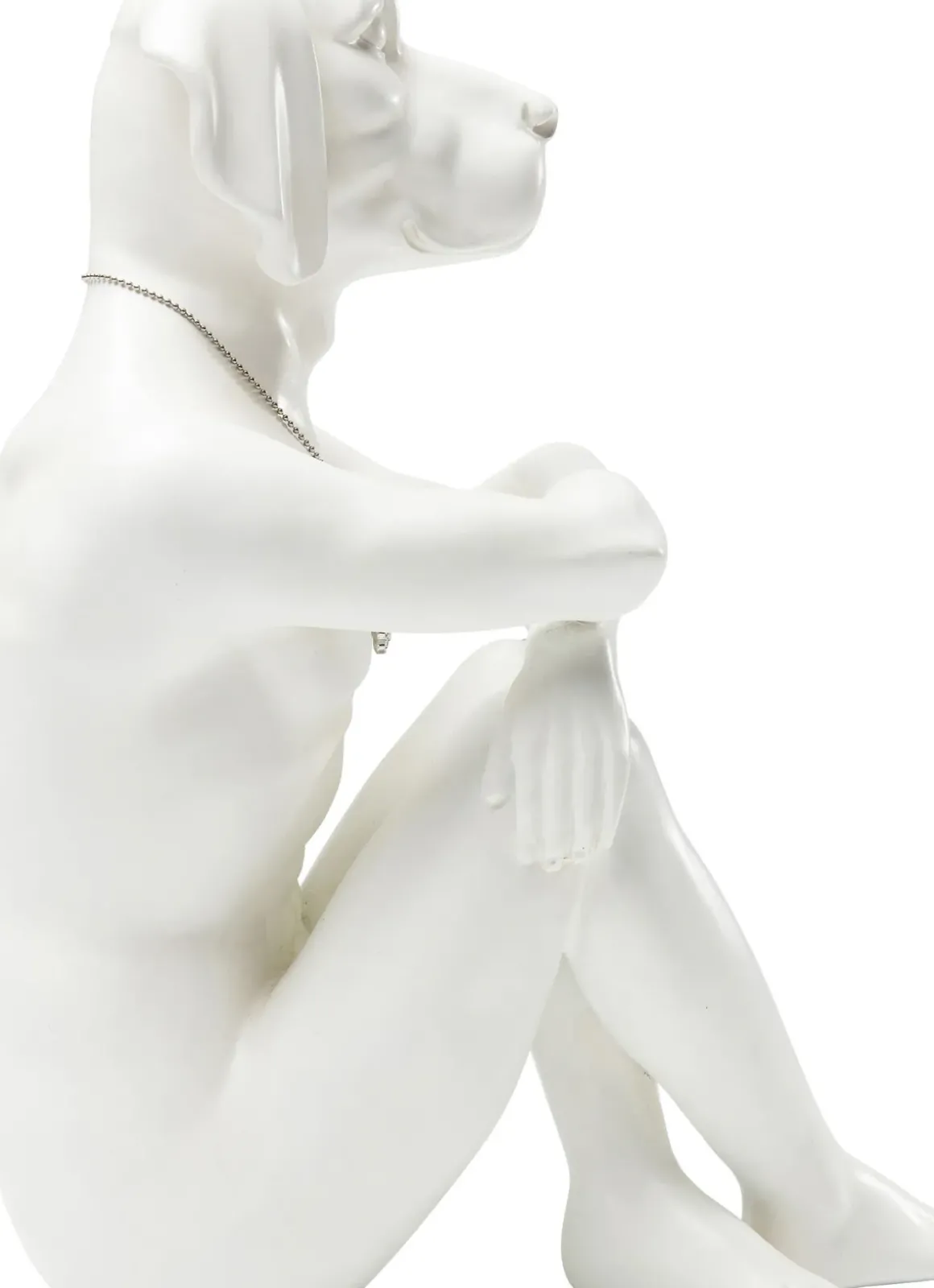 Skulptur Gangster Dog Vit - KARE Design