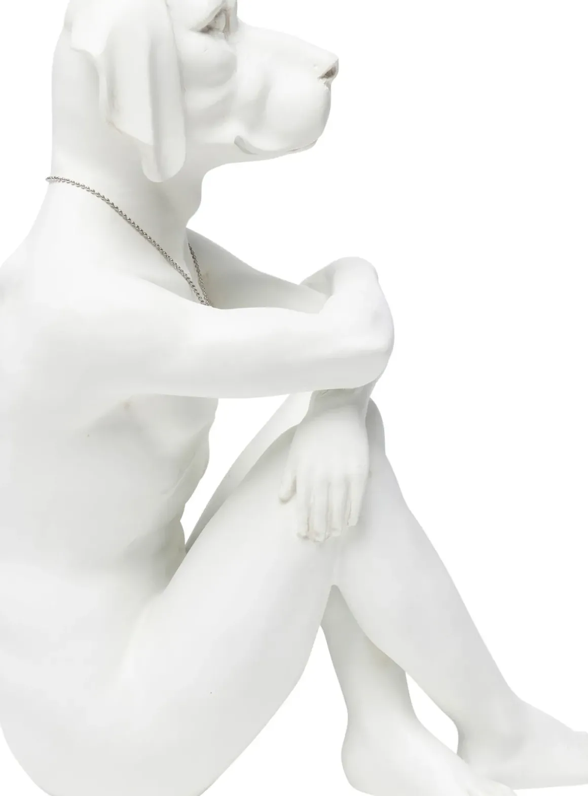 Skulptur Gangster Dog Vit - KARE Design