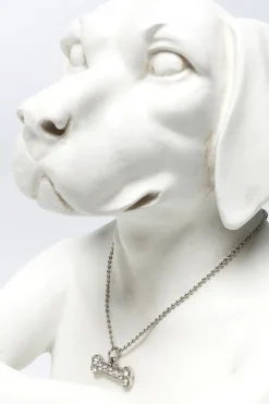 Skulptur Gangster Dog Vit - KARE Design
