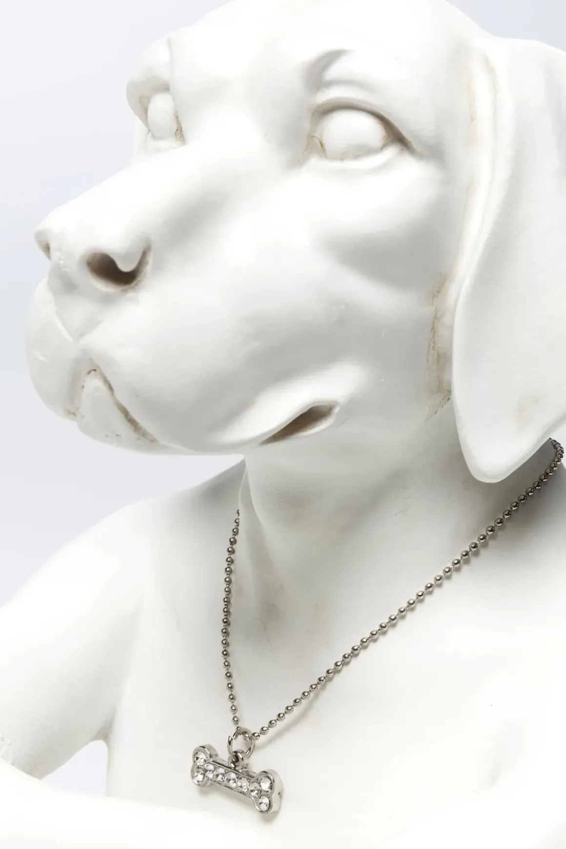 Skulptur Gangster Dog Vit - KARE Design