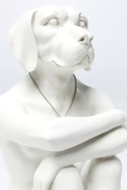 Skulptur Gangster Dog Vit - KARE Design