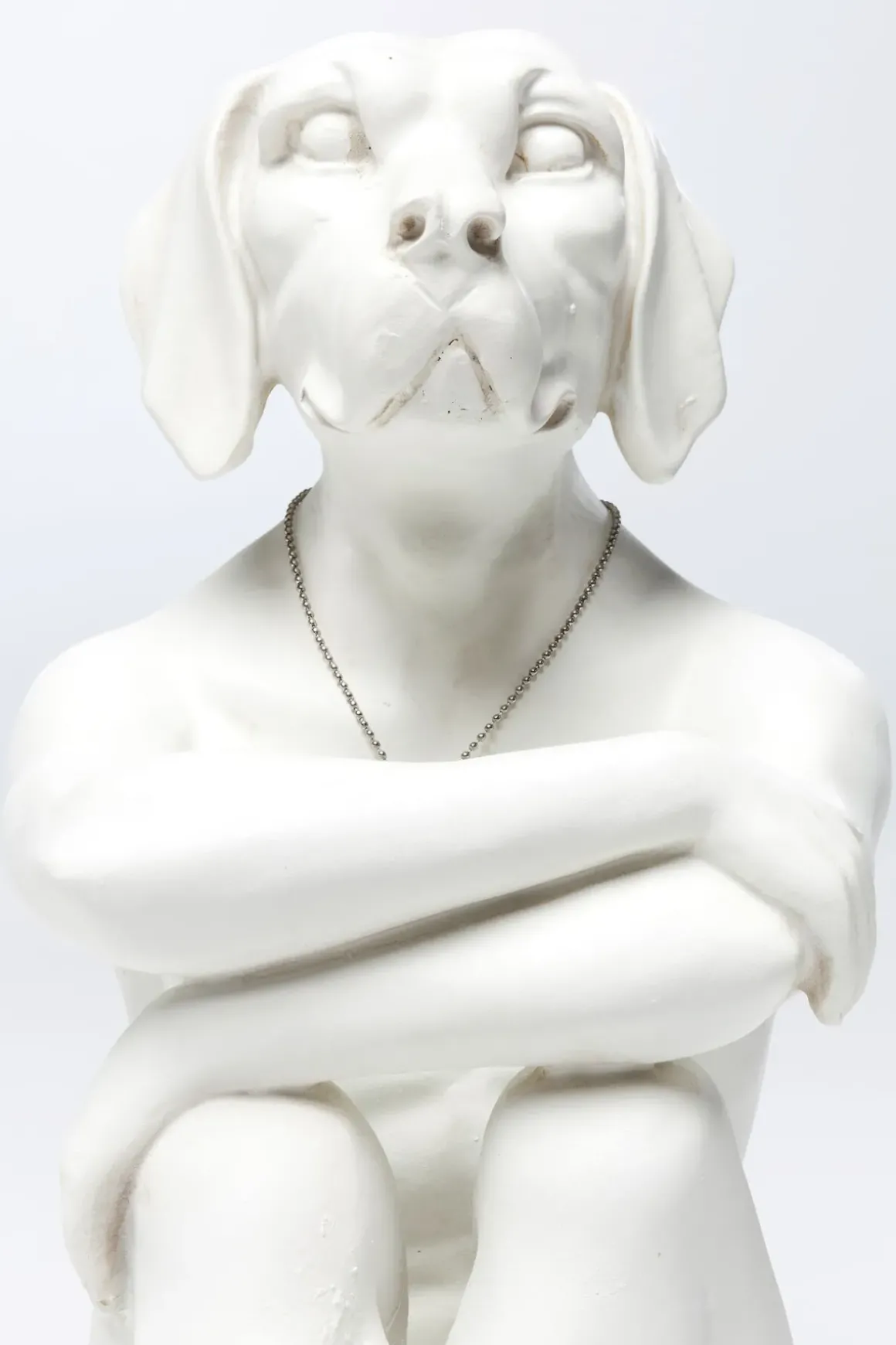 Skulptur Gangster Dog Vit - KARE Design