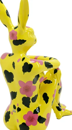 Skulptur Gangster Rabbit - Gul 80cm - KARE Design