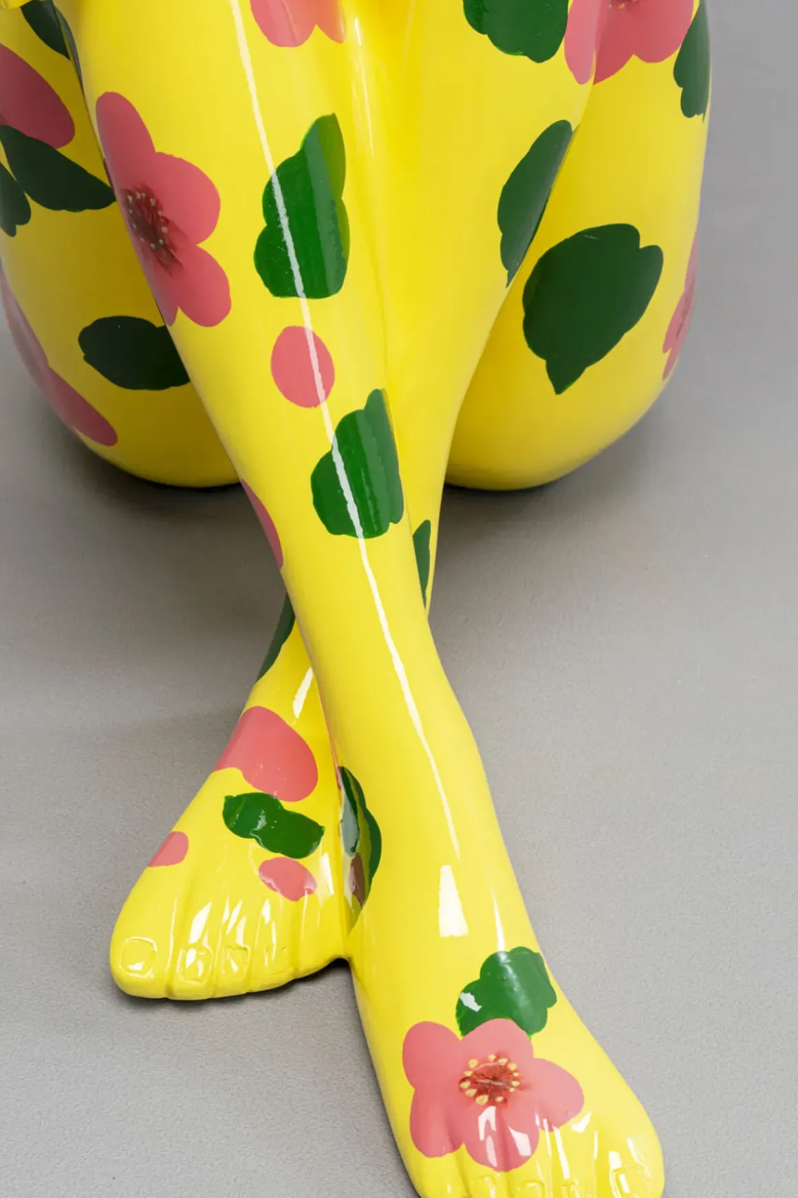 Skulptur Gangster Rabbit - Gul 80cm - KARE Design