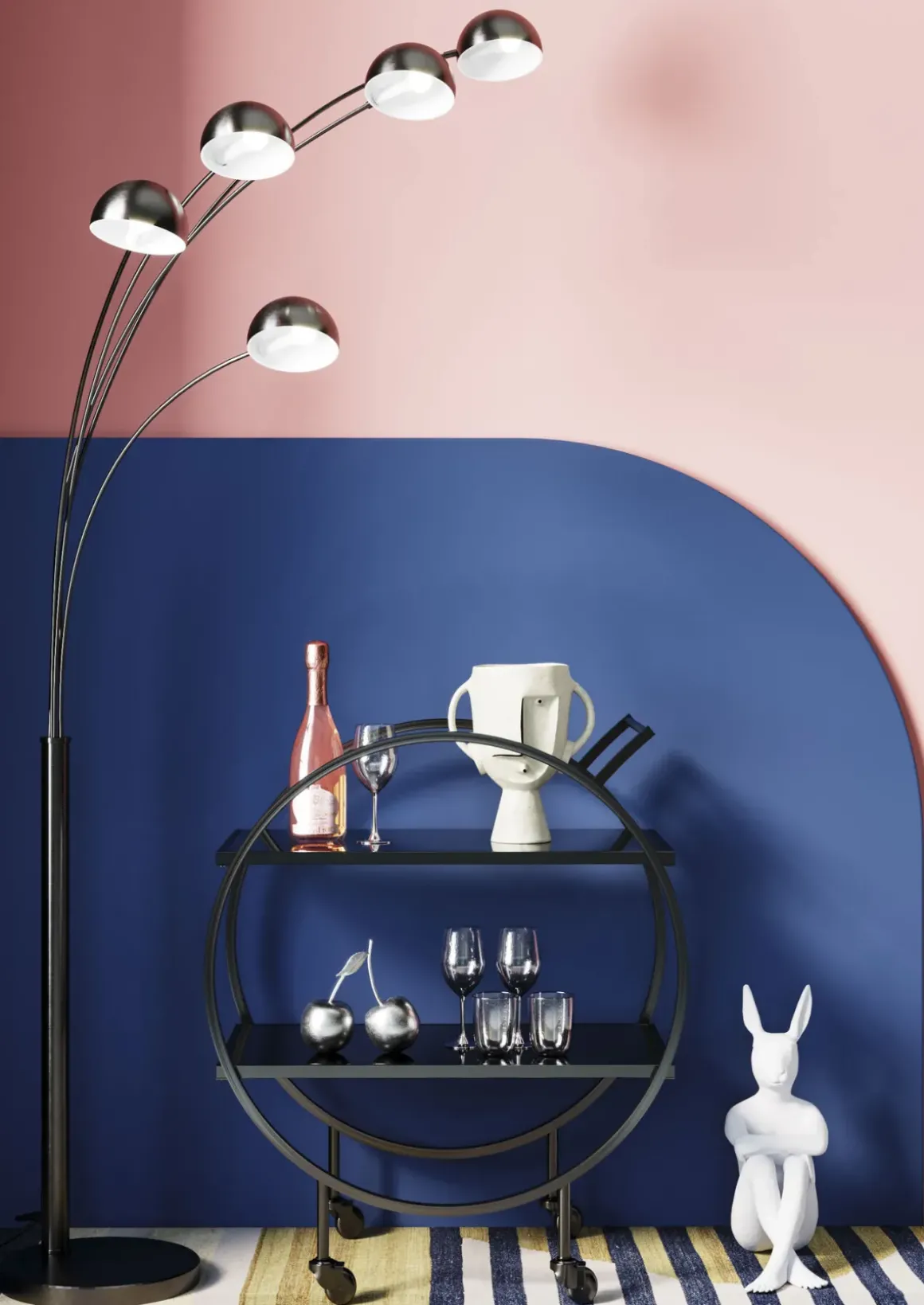 Skulptur Gangster Rabbit Vit - KARE Design