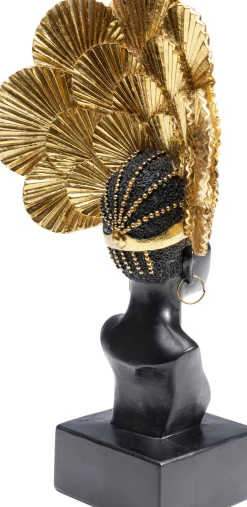 Skulptur Goddes Portrait - Svart/Guld - KARE Design