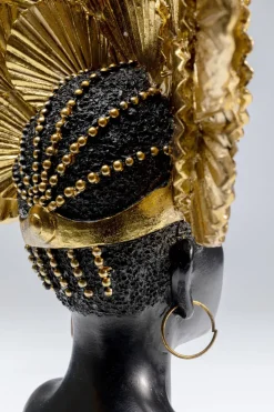 Skulptur Goddes Portrait - Svart/Guld - KARE Design