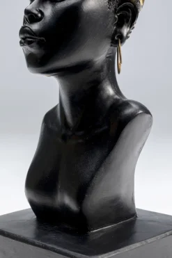 Skulptur Goddes Portrait - Svart/Guld - KARE Design