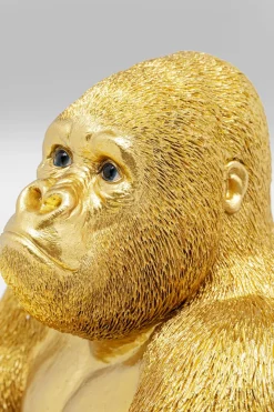 Skulptur Gorilla Butler, 37cm - Gorilla med Bricka - KARE Design