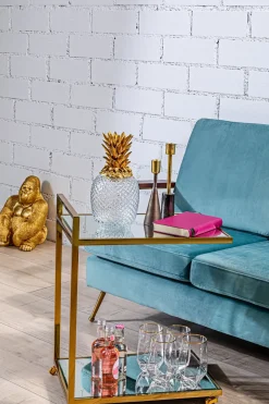 Skulptur Gorilla - Guld, 38,5cm - KARE Design