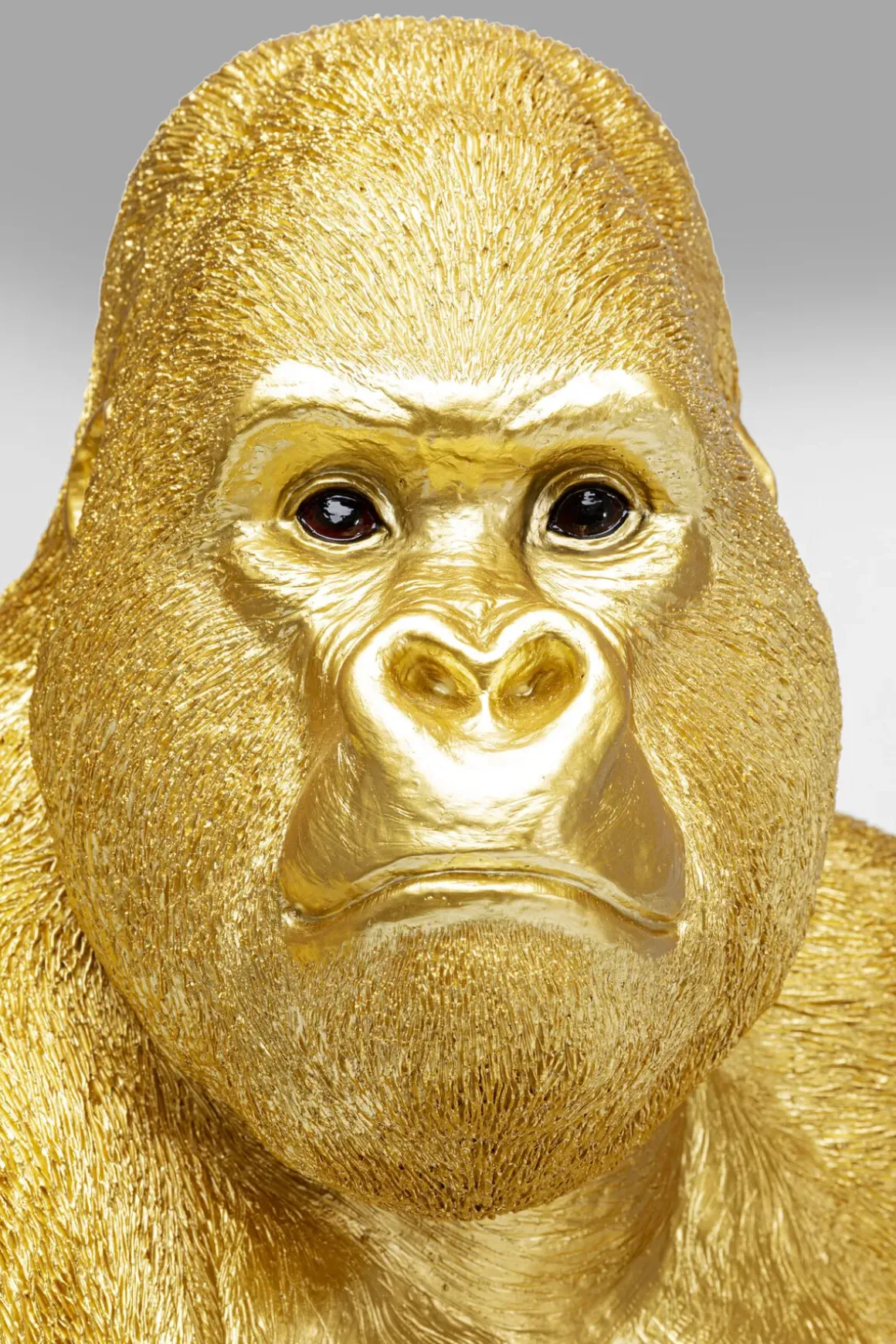 Skulptur Gorilla - Guld, XL 76cm - KARE Design