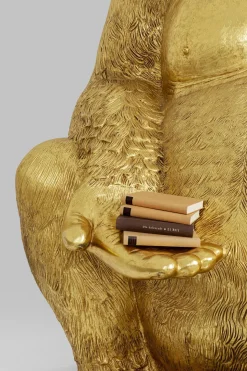 Skulptur Gorilla - Guld, XXXL 249cm - KARE Design