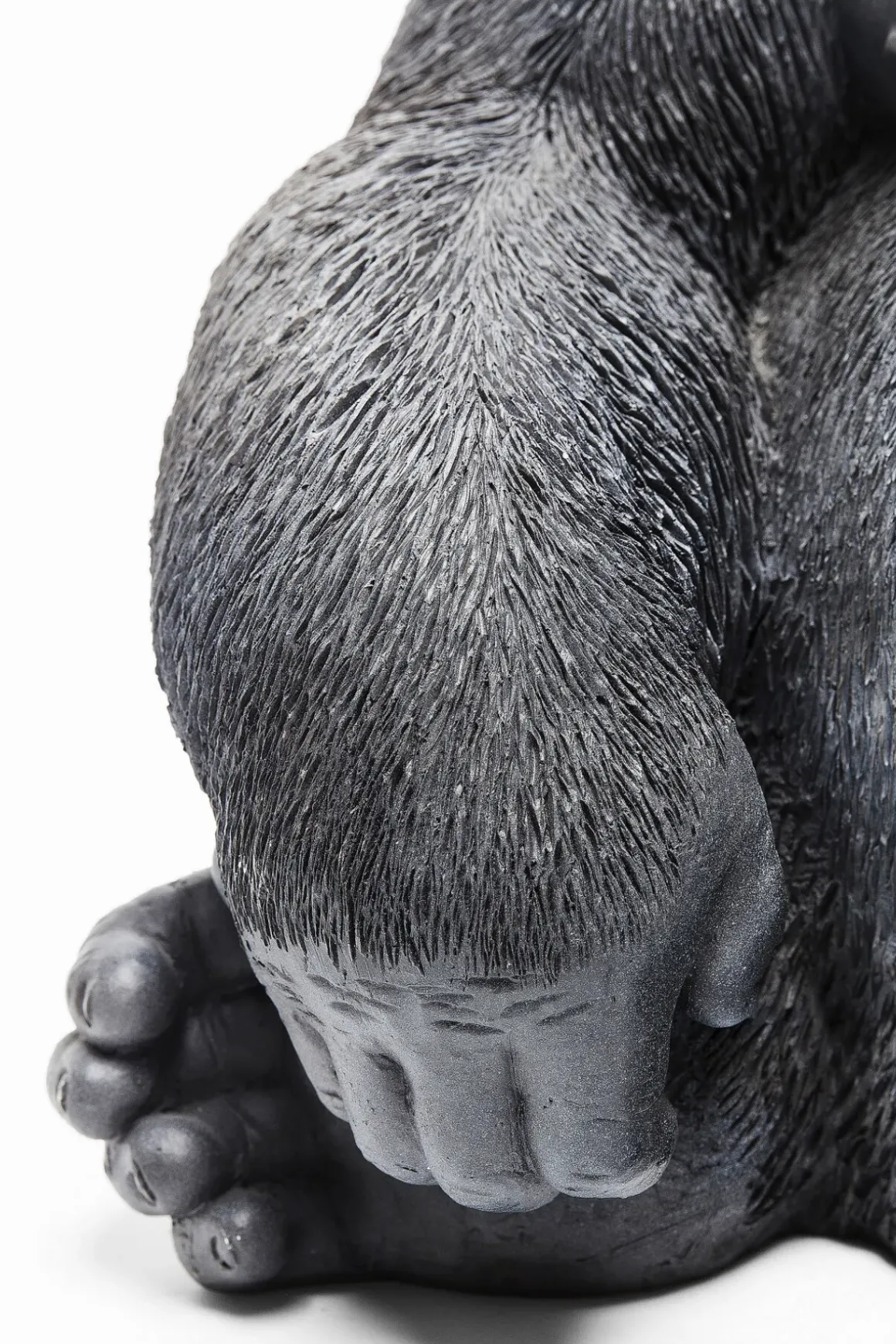 Skulptur Gorilla - Svart, 39cm - KARE Design