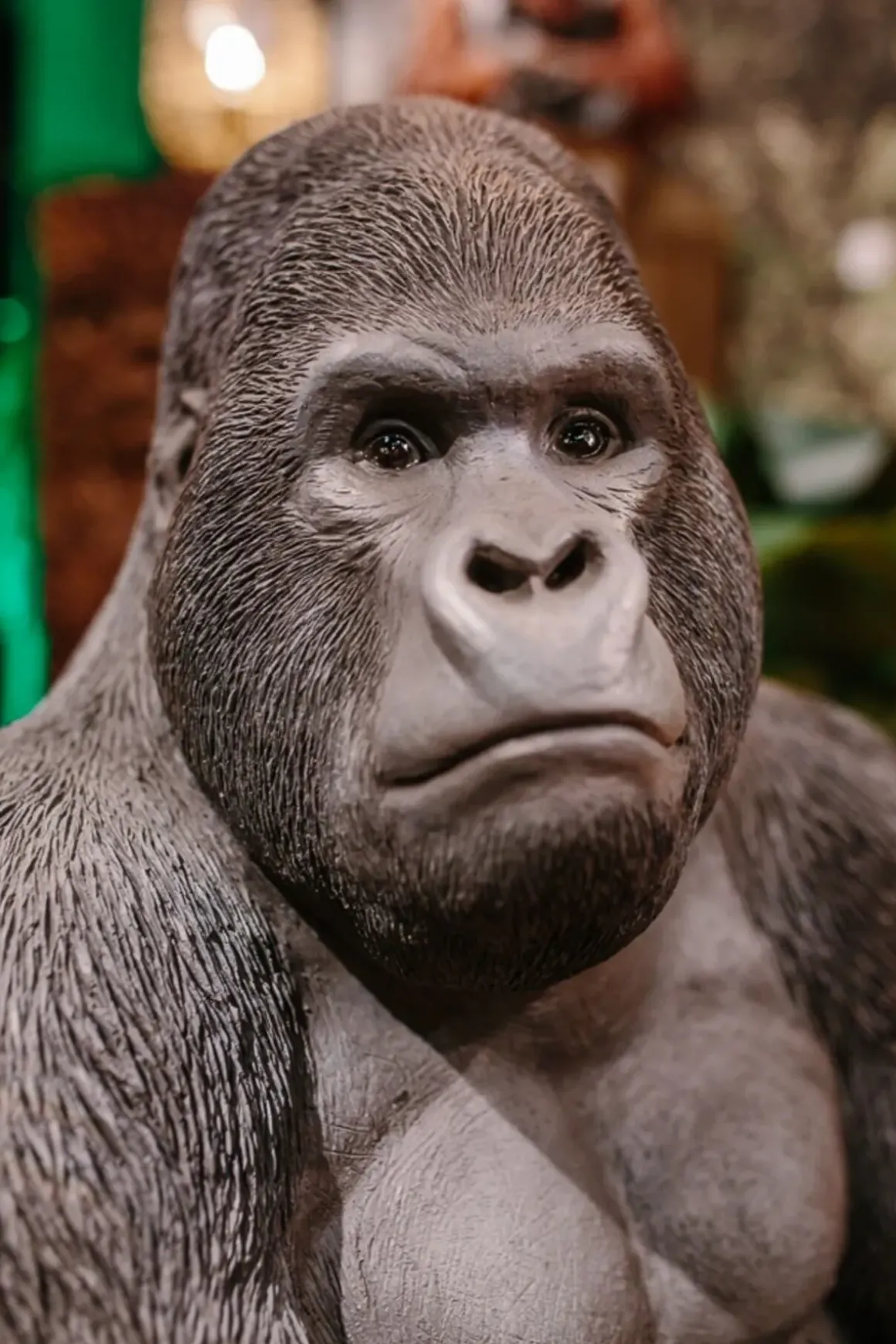 Skulptur Gorilla - Svart, XL 76cm - KARE Design