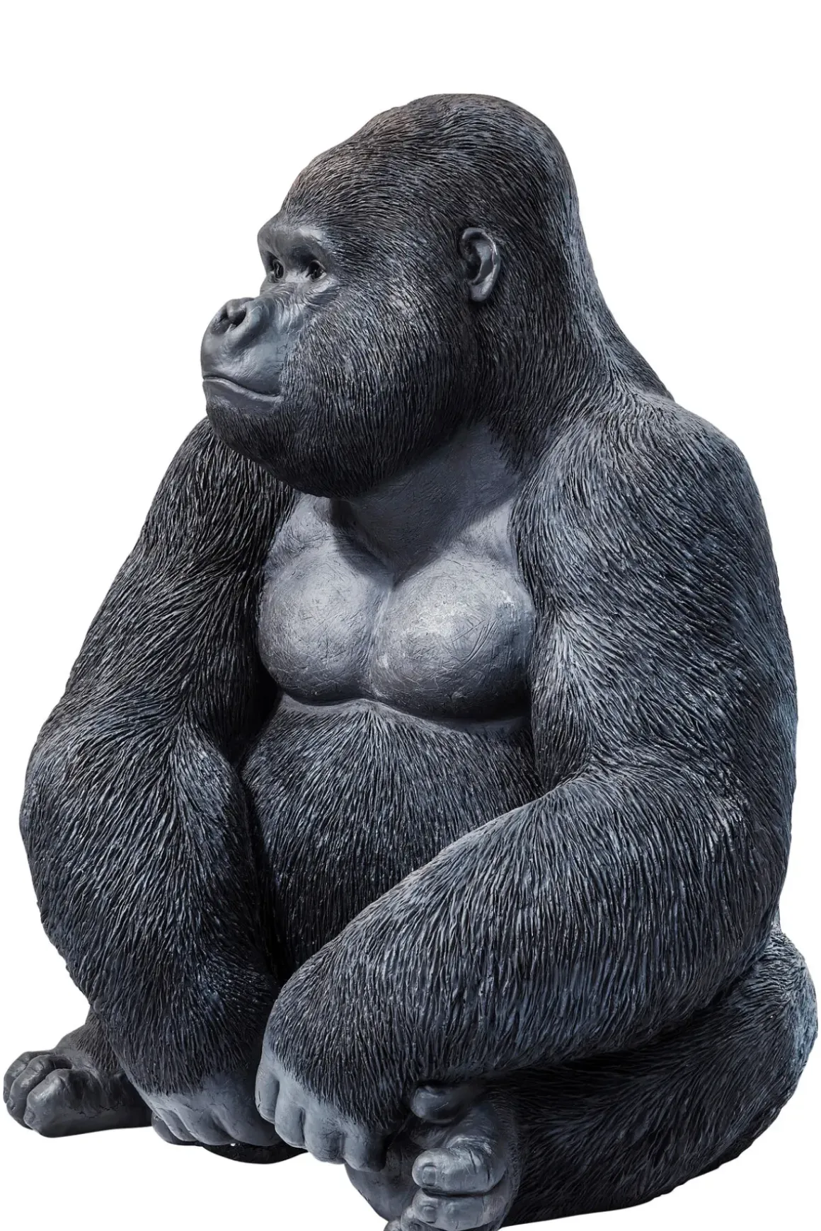 Skulptur Gorilla - Svart, XL 76cm - KARE Design