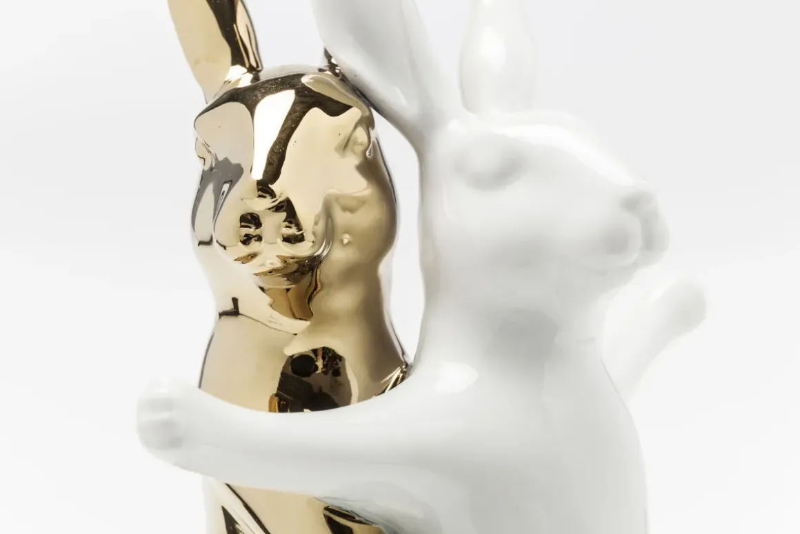 Skulptur Hugging Rabbits, 25cm - KARE Design