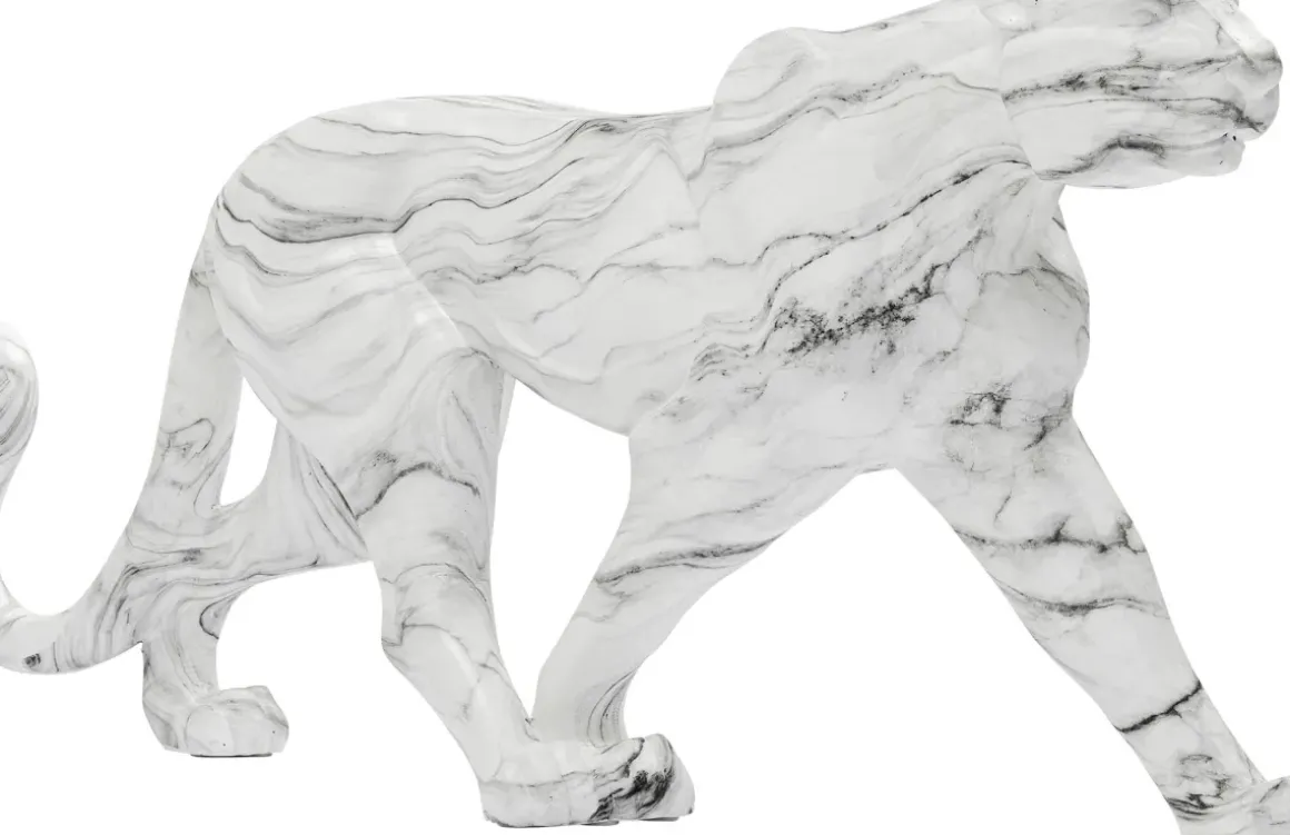 Skulptur Leopard Marmor, 129cm - KARE Design
