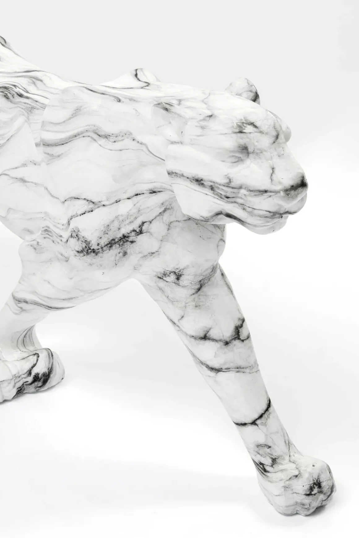 Skulptur Leopard Marmor, 129cm - KARE Design
