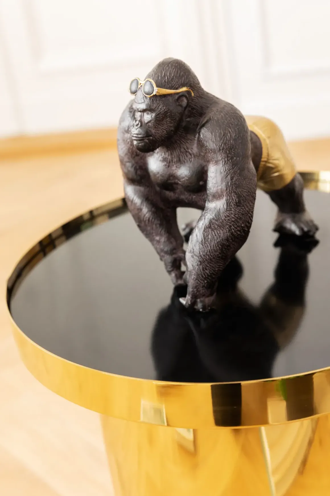 Skulptur Monkey Beach - Dekor Gorilla, 20cm - KARE Design