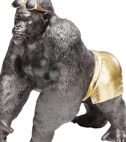 Skulptur Monkey Beach - Dekor Gorilla, 20cm - KARE Design