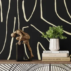 Skulptur Nude Man Stand - Brons, 35cm - KARE Design
