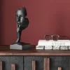 Skulptur Quiet Face - Svart, 31cm - KARE Design