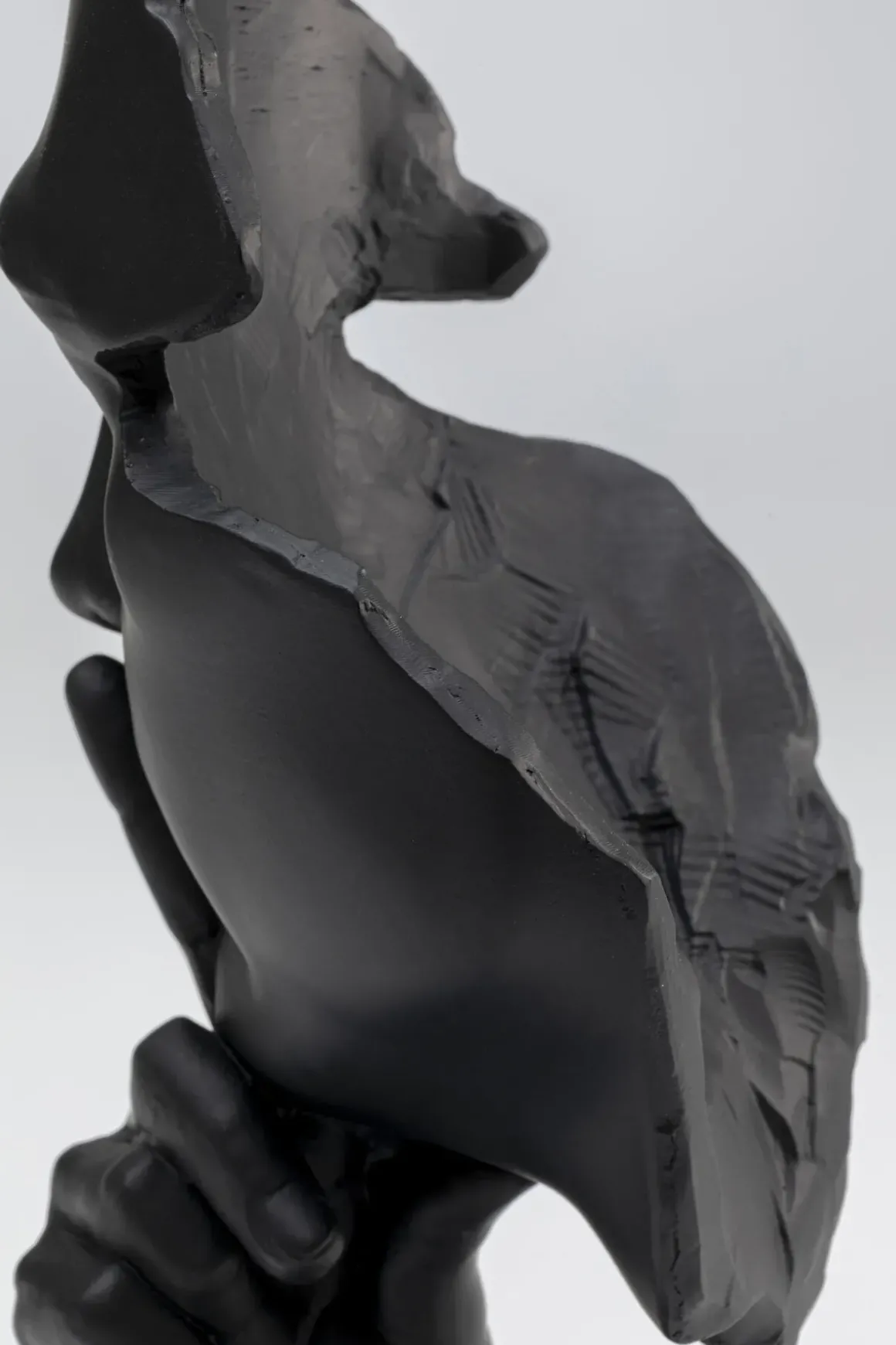 Skulptur Quiet Face - Svart, 31cm - KARE Design