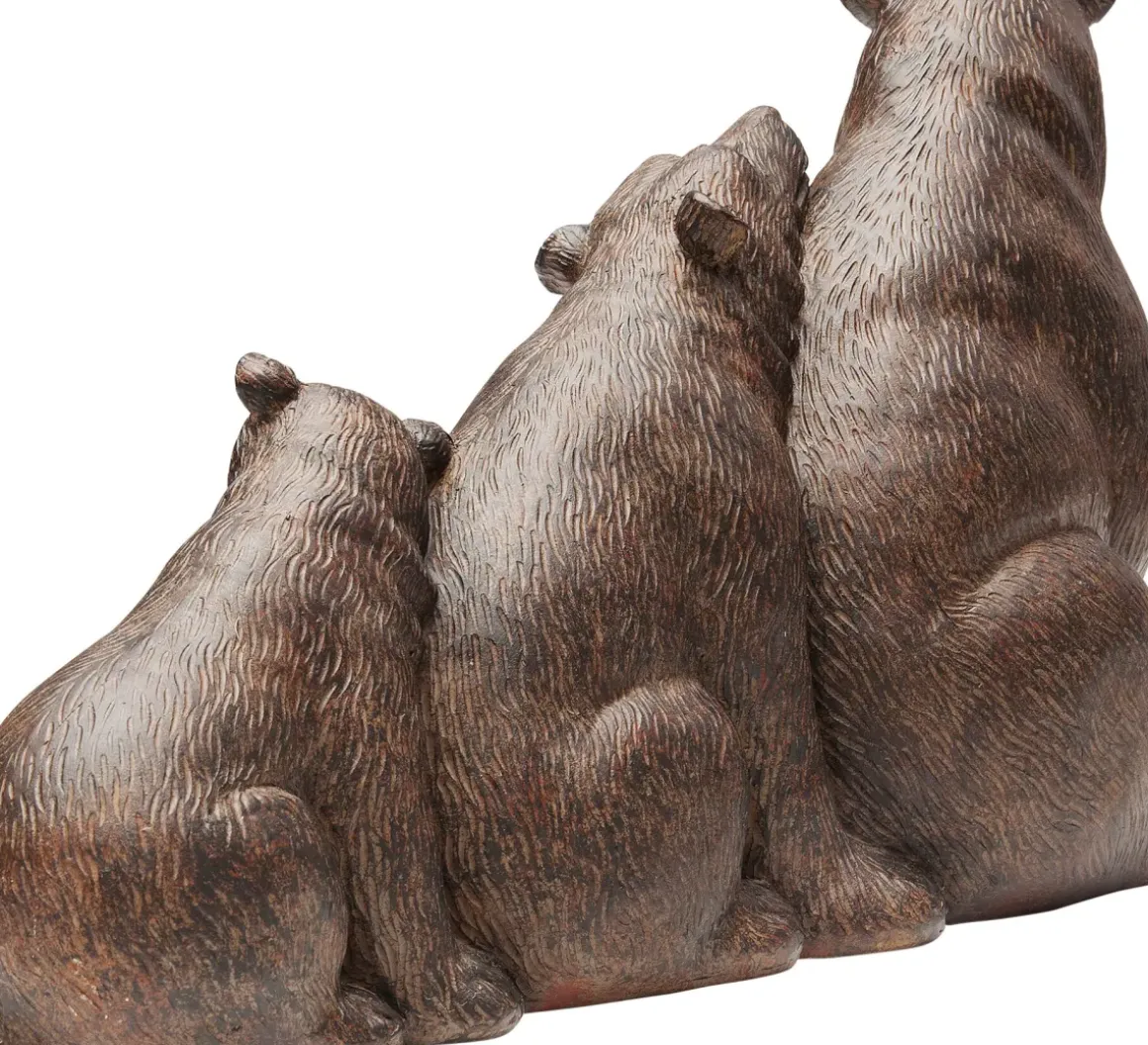 Skulptur Relaxed Bear Family - Dekor Björn - KARE Design