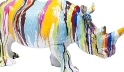 Skulptur Rhino - Noshörning, flerfärgad, 26cm - KARE Design