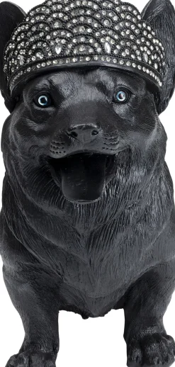 Skulptur Royal Standing Corgi - Dekor Svart Hund - KARE Design