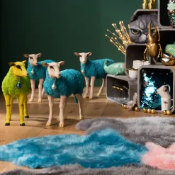 Skulptur Sheep Colore Grön, 60cm - KARE Design