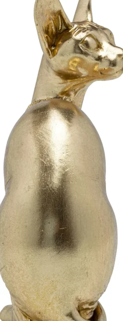 Skulptur Sitting Cat - Dekorfigur Guld Katt, 27cm - KARE Design