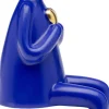Skulptur Sitting Rabbit Heart - Blå, Handgjord, Unik, 29cm - KARE Design