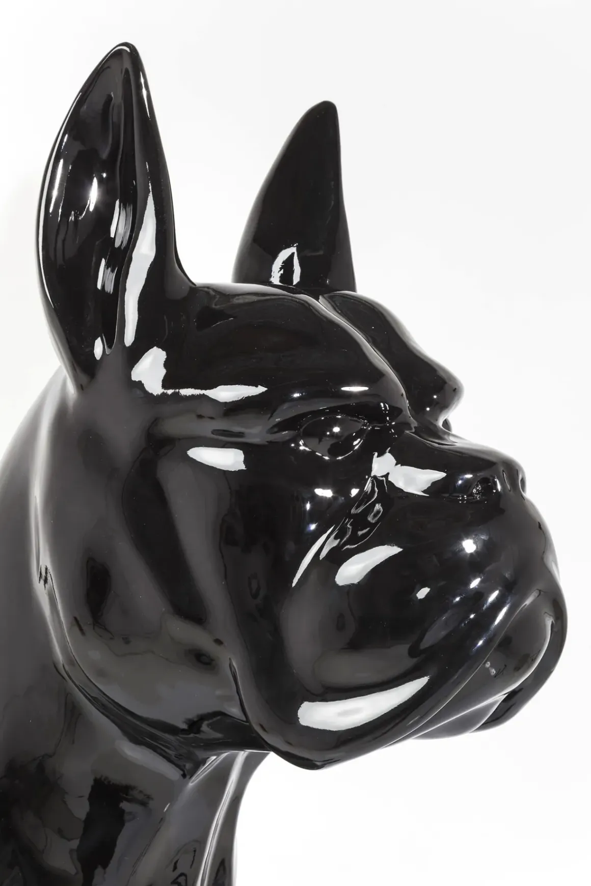 Skulptur Staty Toto - Dekor XL Svart Hund, 190cm - KARE Design