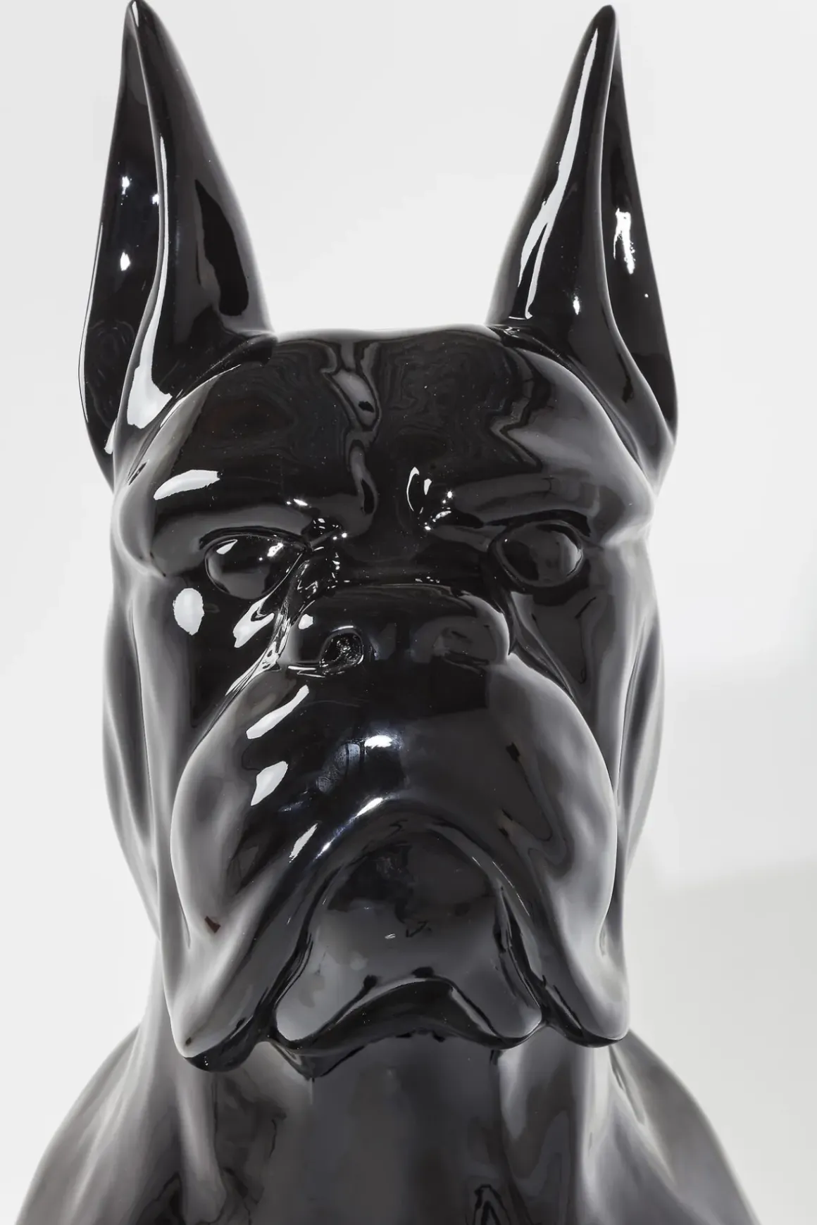 Skulptur Staty Toto - Dekor XL Svart Hund, 190cm - KARE Design
