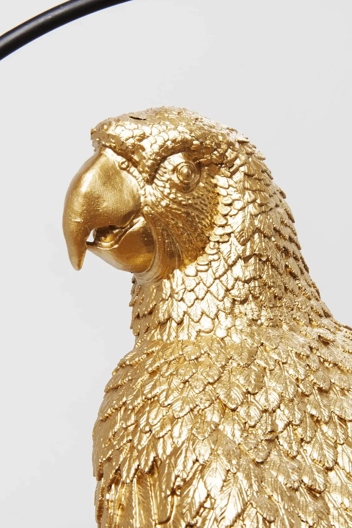 Skulptur Swinging Parrot - Hängande Dekor Papegoja Guld - KARE Design