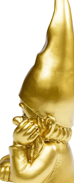 Skulptur Tomte - Guld, 21cm - KARE Design