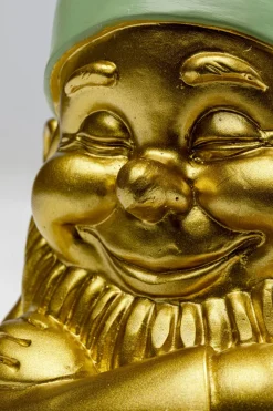 Skulptur Tomte - Guld, Grön, 21cm - KARE Design