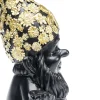Skulptur Tomte Meditation - Svart/Guld, 19cm - KARE Design