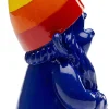 Skulptur Tomte Standing - Blå/Rainbow, 21cm - KARE Design