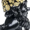 Skulptur Tomte Standing - Svart/Guld, 30cm - KARE Design