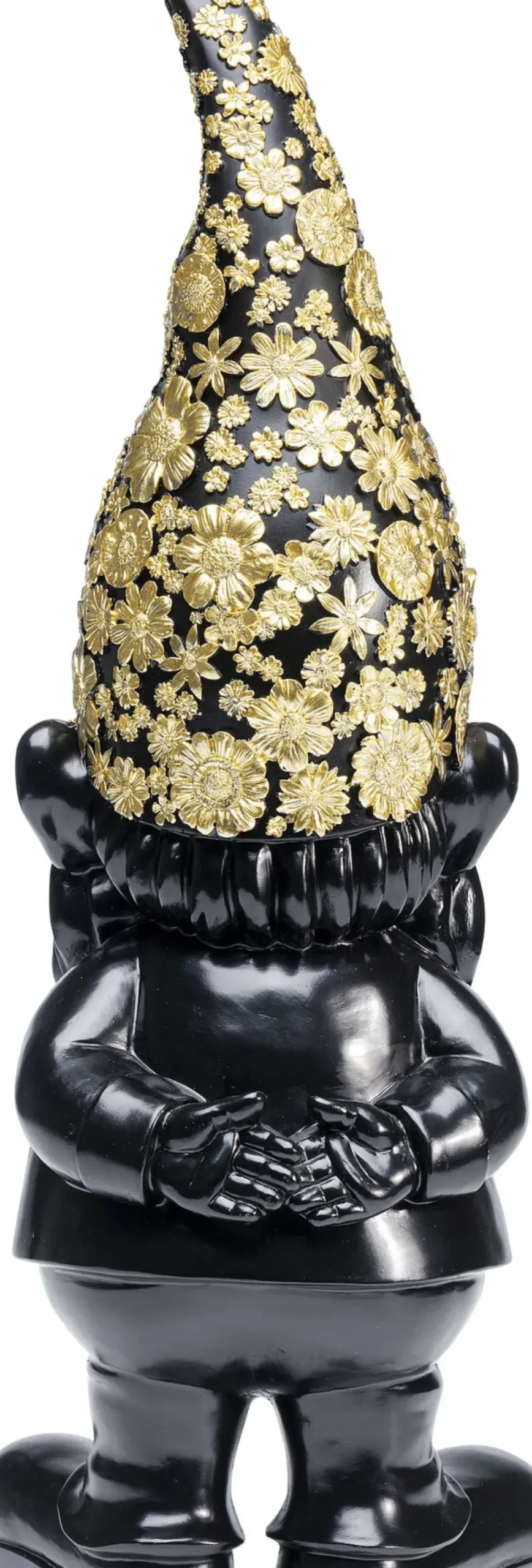 Skulptur Tomte Standing - Svart/Guld, 61cm - KARE Design