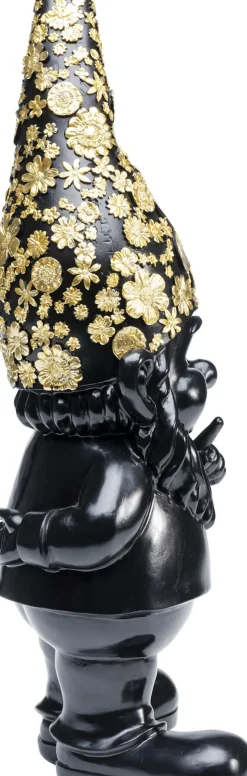 Skulptur Tomte Standing - Svart/Guld, 46cm - KARE Design