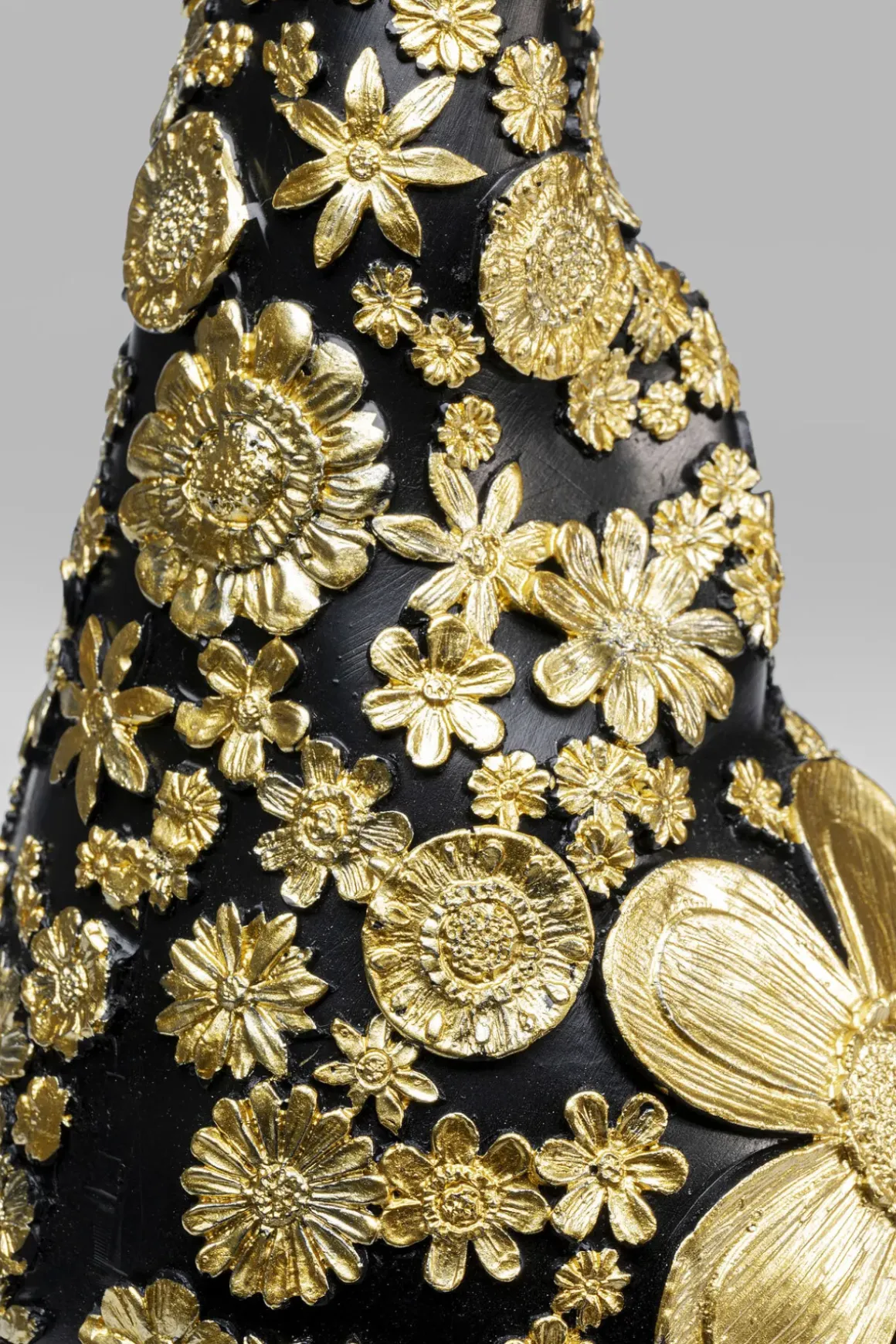 Skulptur Tomte Standing - Svart/Guld, 46cm - KARE Design