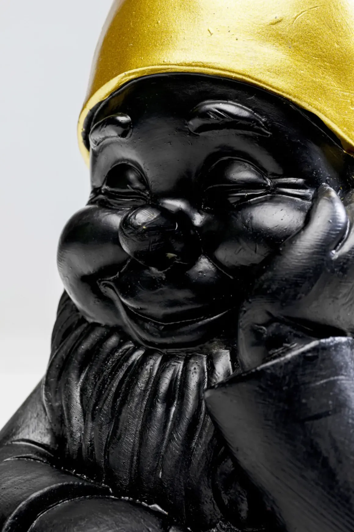 Skulptur Tomte - Svart, 21cm - KARE Design