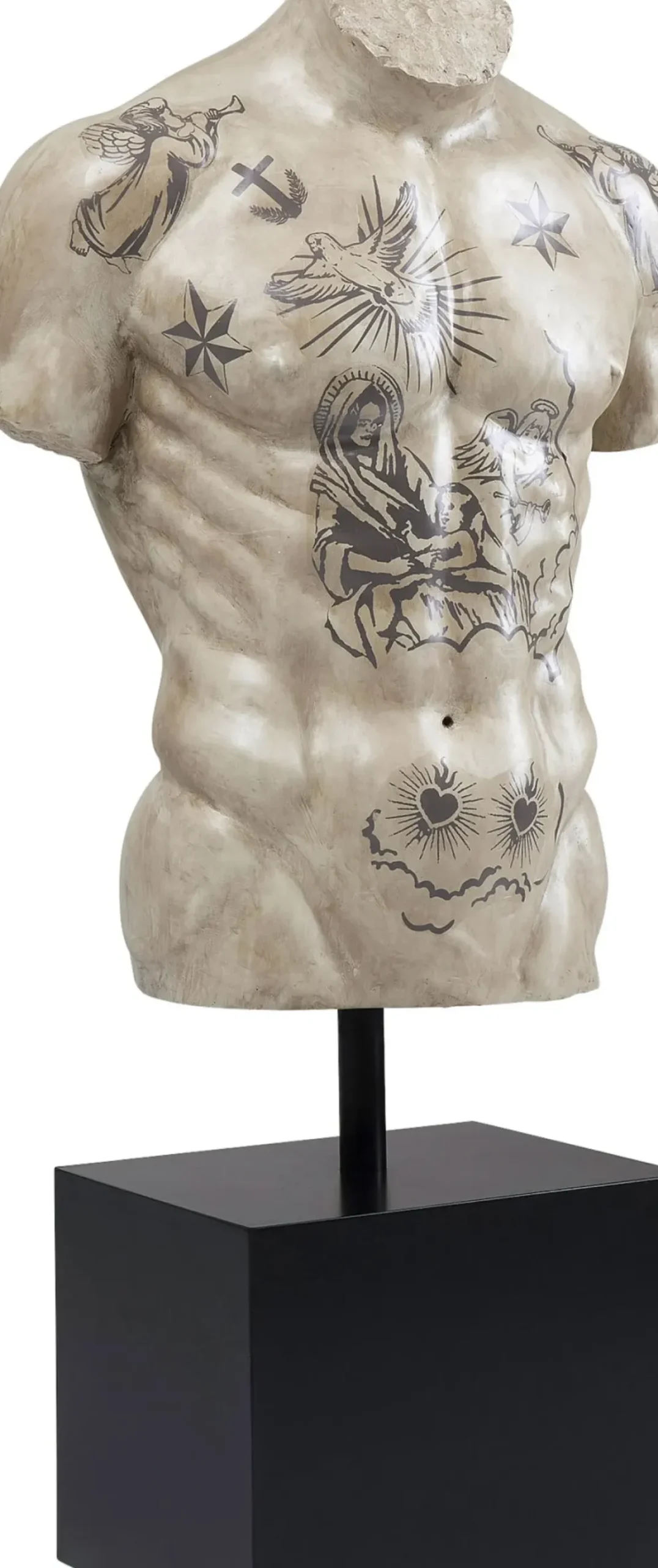 Skulptur Torso Tattoo, 125cm - KARE Design
