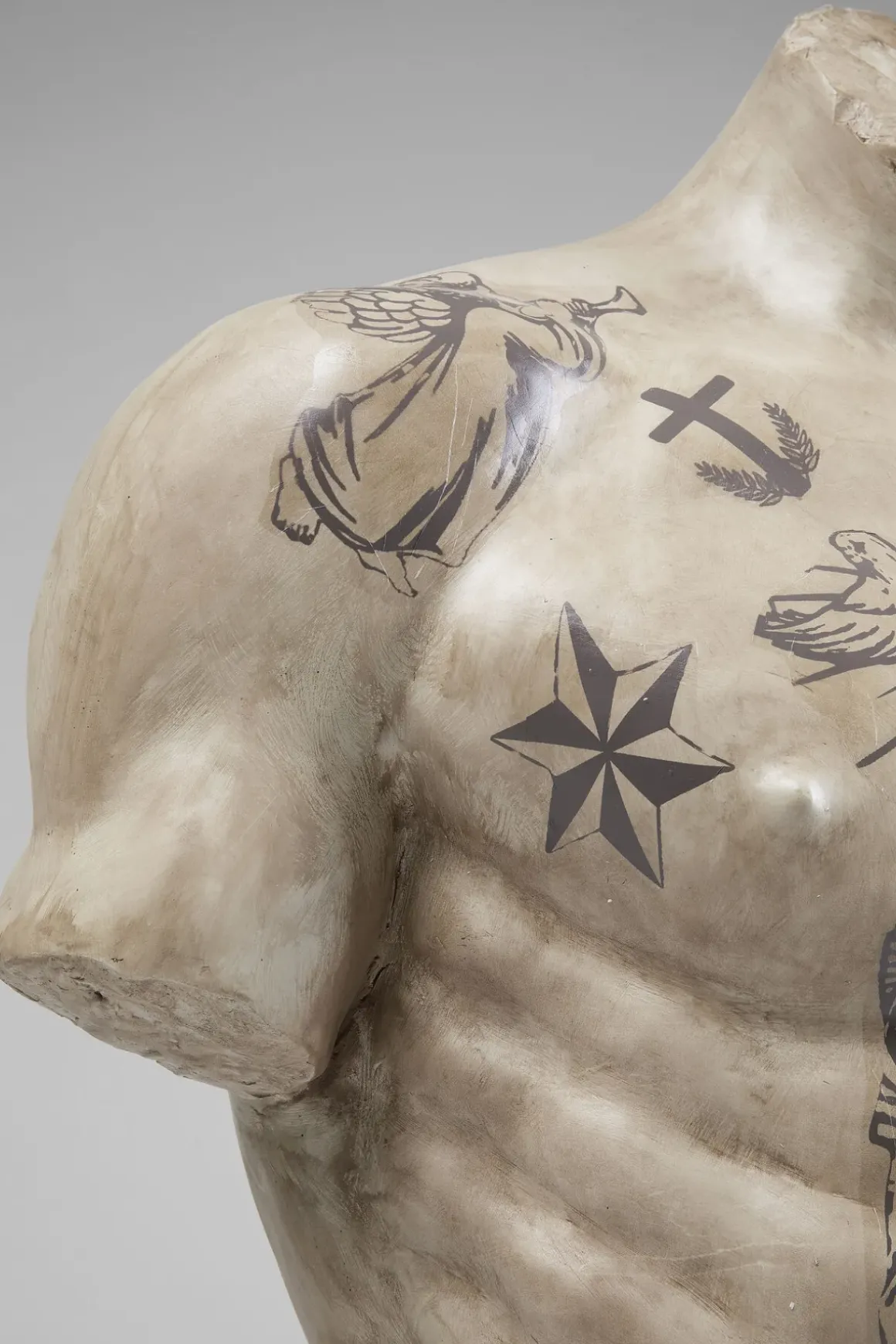 Skulptur Torso Tattoo, 125cm - KARE Design