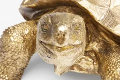 Skulptur Turtle - Dekor Sköldpadda Guld, 60cm - KARE Design